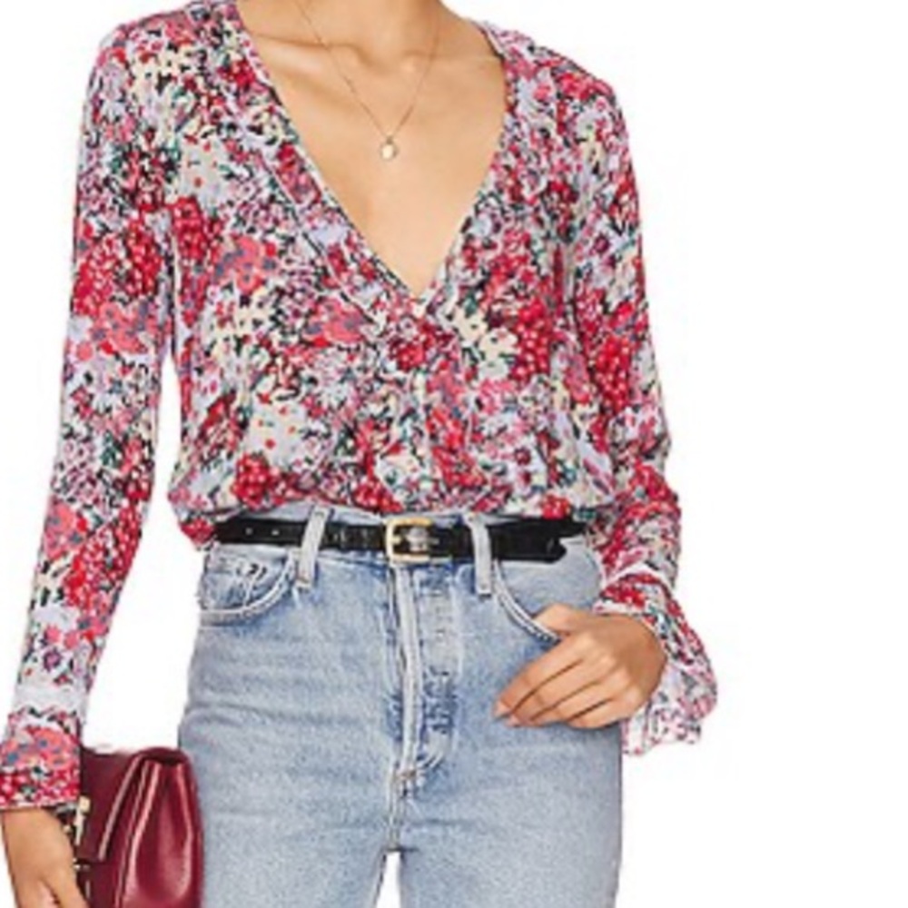 Intimately Free by Free People Heat Wave Bodysuit in Rose Garden Combo